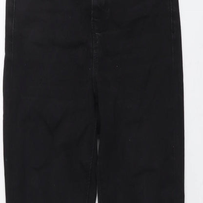 ASOS Womens Black Cotton Skinny Jeans Size 25 in L25 in Regular Button