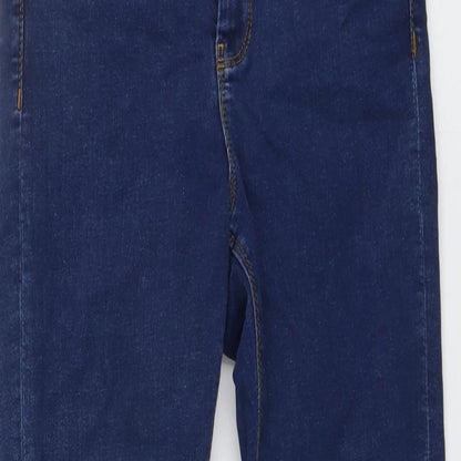 ASOS Womens Blue Cotton Skinny Jeans Size 25 in L30 in Regular Button