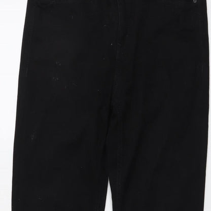 Esprit Womens Black Cotton Straight Jeans Size 29 in L32 in Regular Button