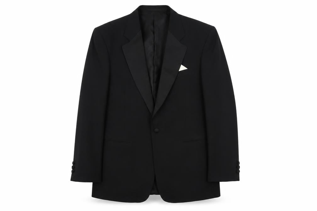 Mens UK Size 38 Greenwoods Regular Black Suit Jacket