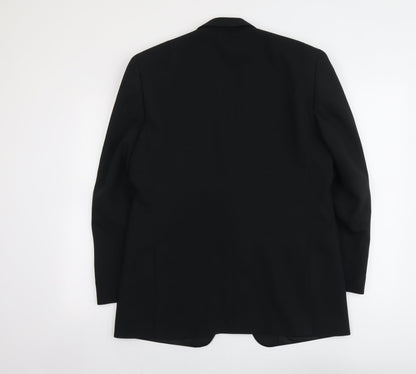 Mens UK Size 38 Greenwoods Regular Black Suit Jacket