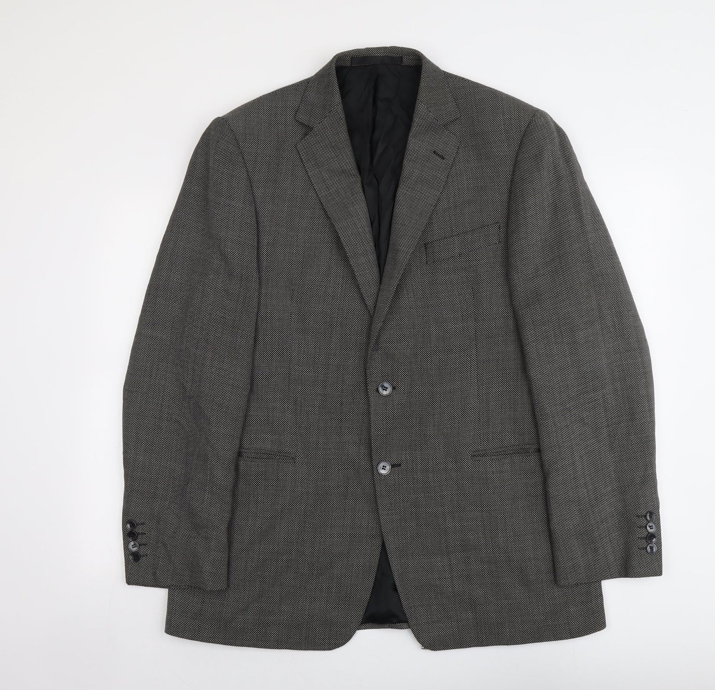 Mens UK Size 42 Marks and Spencer Regular Black Suit Jacket