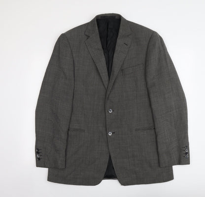 Mens UK Size 42 Marks and Spencer Regular Black Suit Jacket