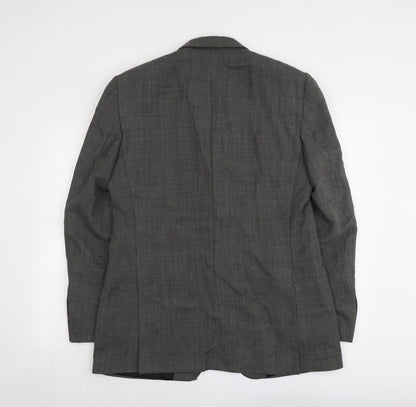 Mens UK Size 42 Marks and Spencer Regular Black Suit Jacket