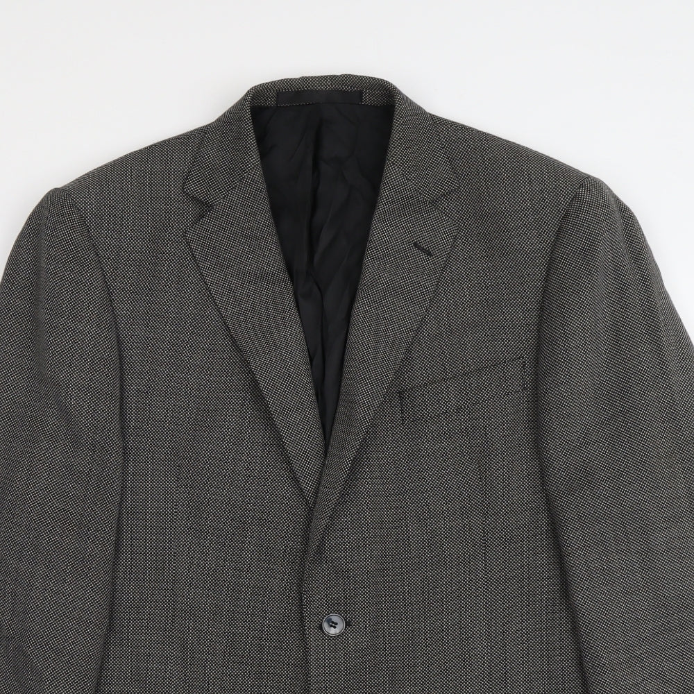 Mens UK Size 42 Marks and Spencer Regular Black Suit Jacket