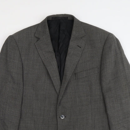 Mens UK Size 42 Marks and Spencer Regular Black Suit Jacket