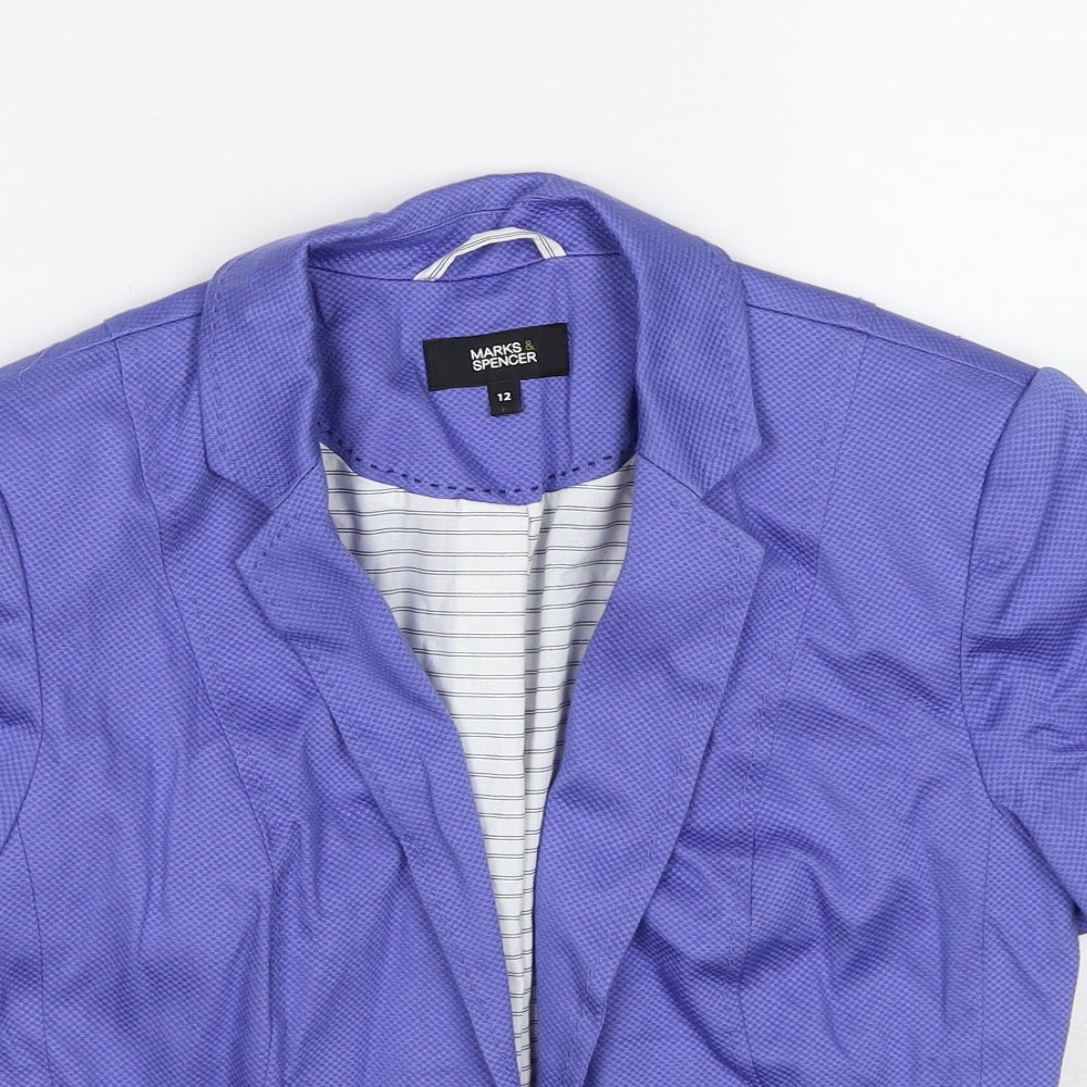 Womens UK Size 12 Marks and Spencer Purple Jacket