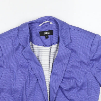 Womens UK Size 12 Marks and Spencer Purple Jacket