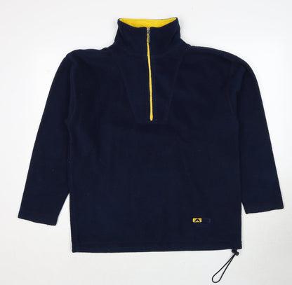 Authentic Womens Blue Polyester Pullover Sweatshirt Size 10 Pullover - Size 10-12