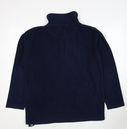 Authentic Womens Blue Polyester Pullover Sweatshirt Size 10 Pullover - Size 10-12