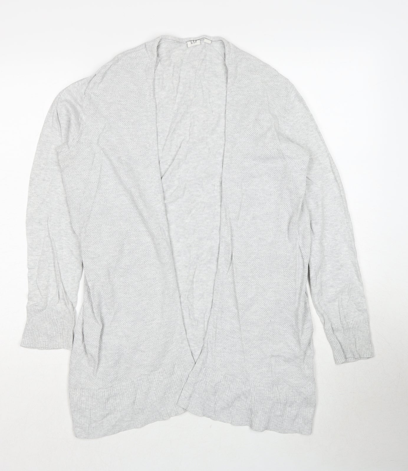 Womens UK Size M Gap Grey Cardigan Jumper