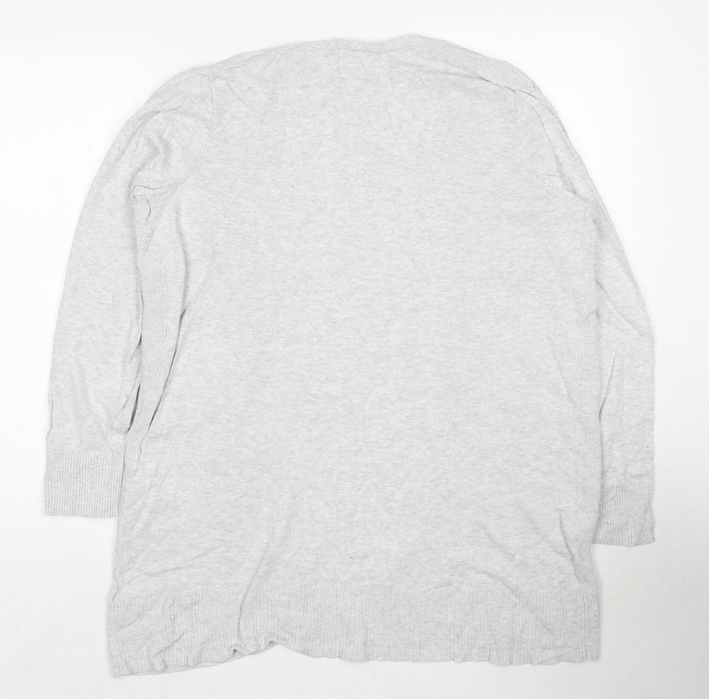 Womens UK Size M Gap Grey Cardigan Jumper
