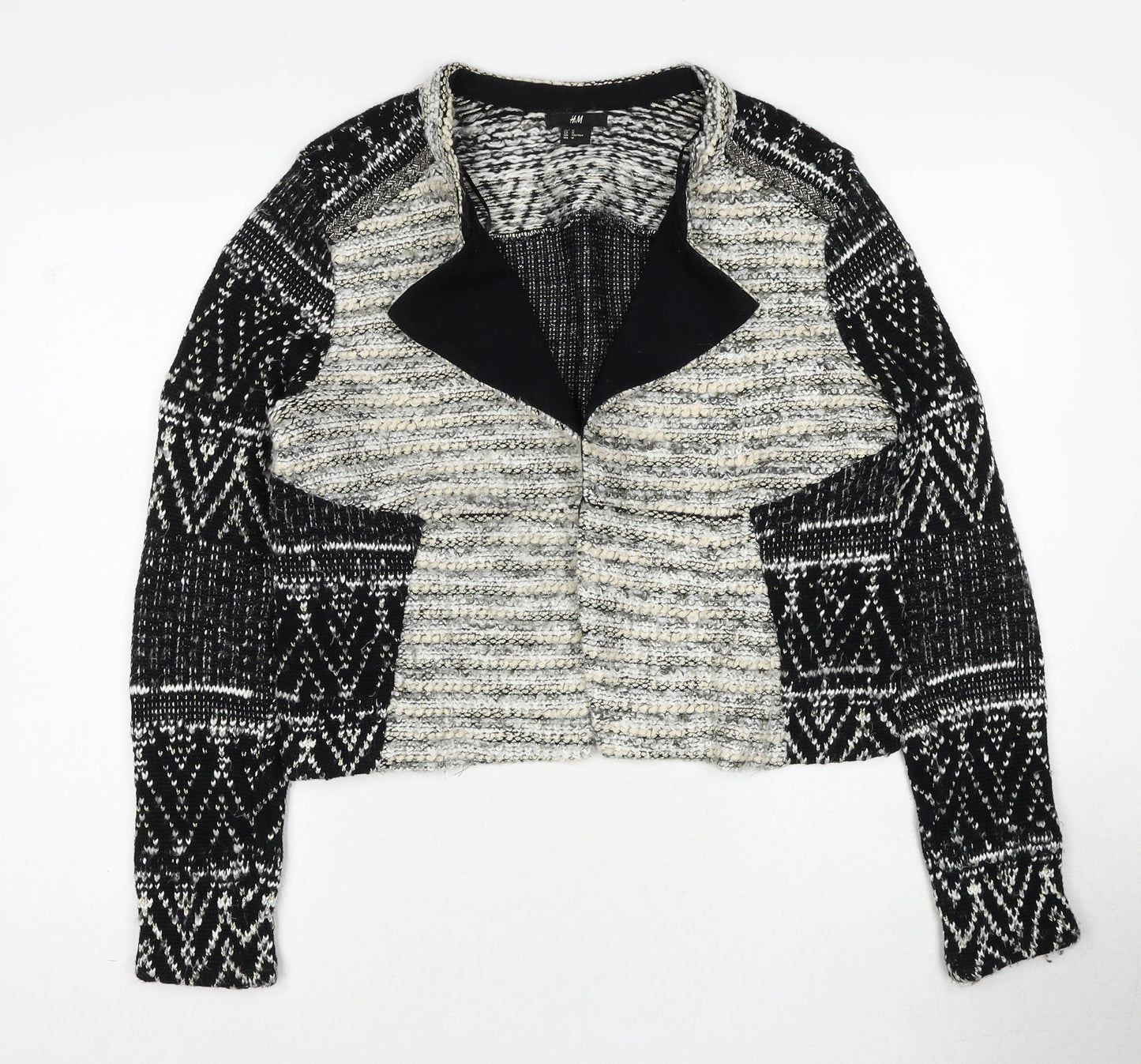 Womens UK Size M H&M Black Jacket