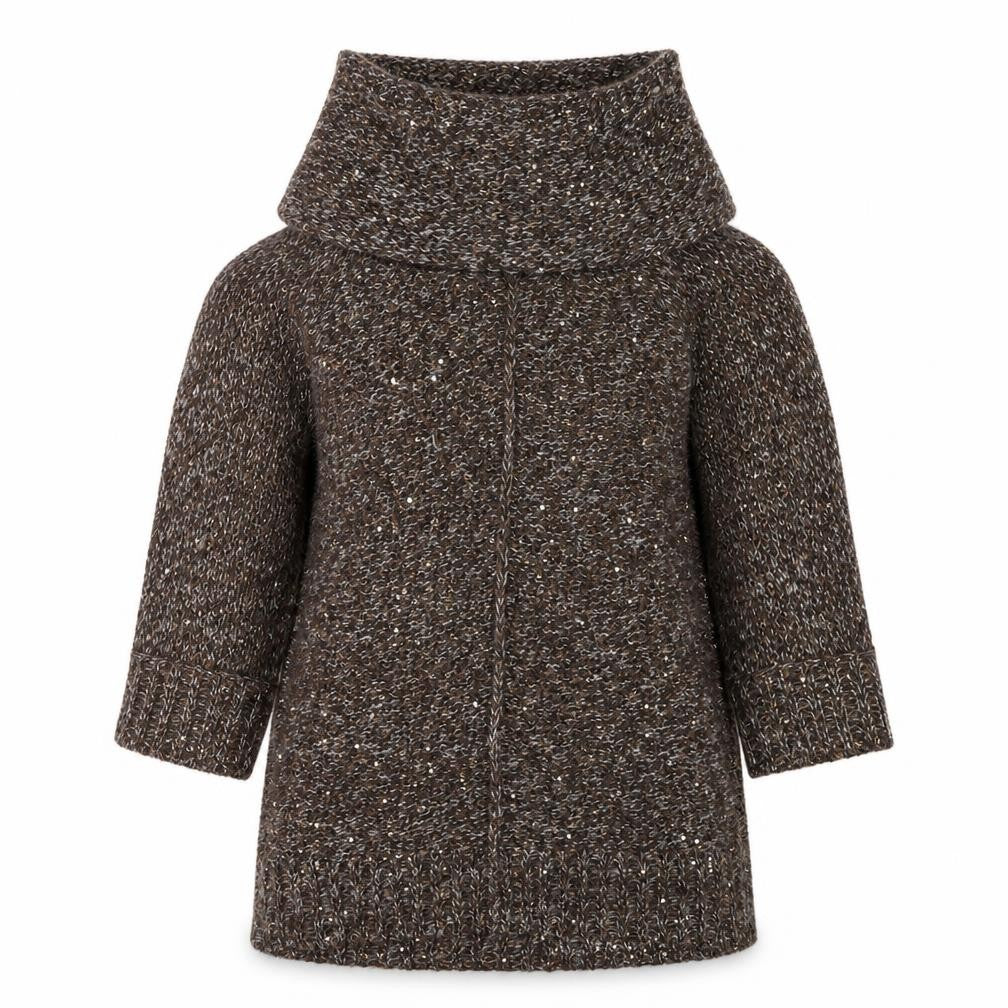 Womens UK Size S Wallis Brown Pullover Jumper
