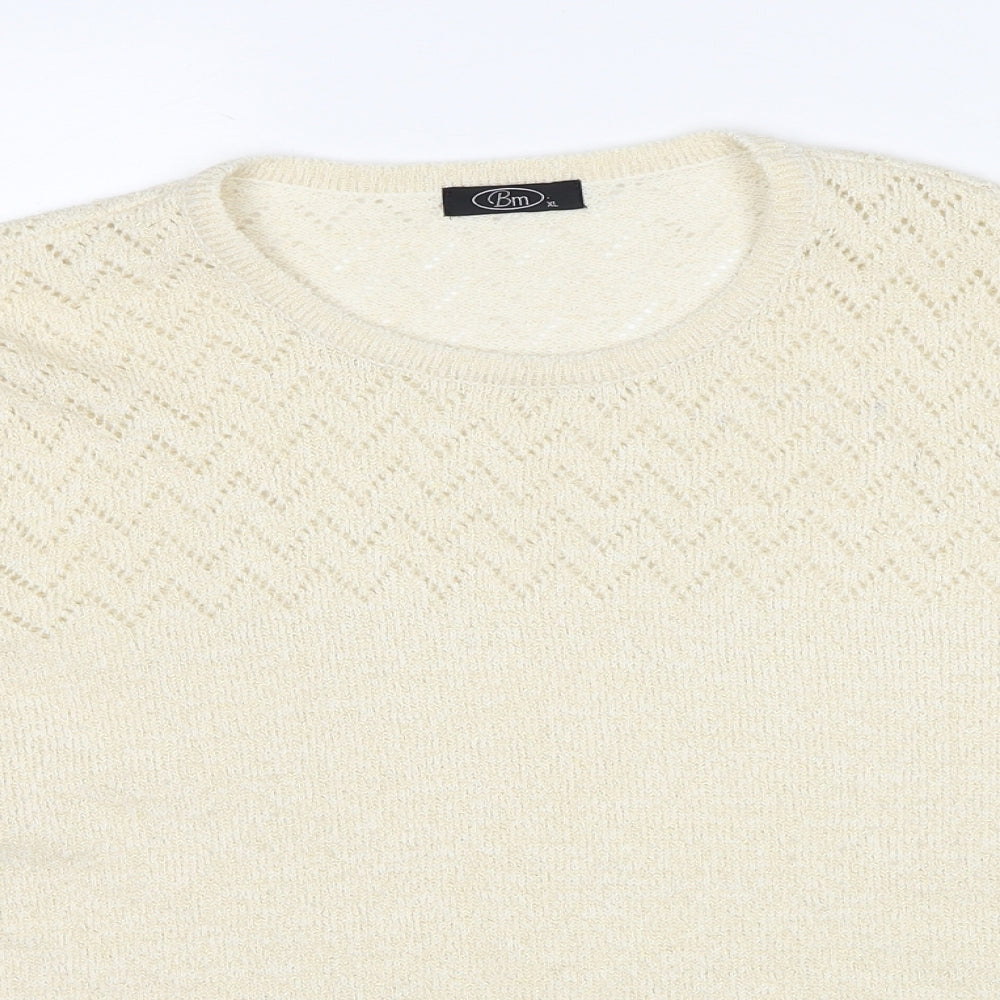 Womens UK Size XL Bonmarché Gold Pullover Jumper