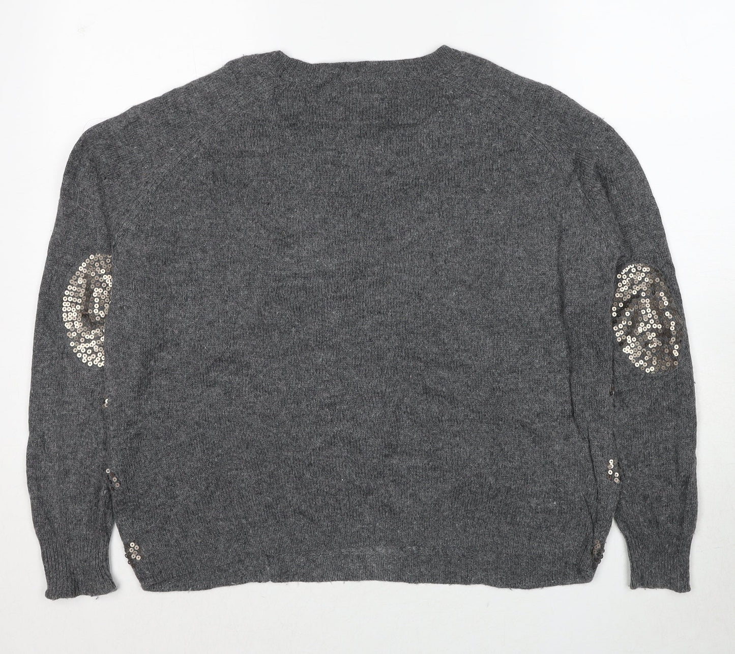 Womens UK Size 10 NEXT Grey Pullover Jumper