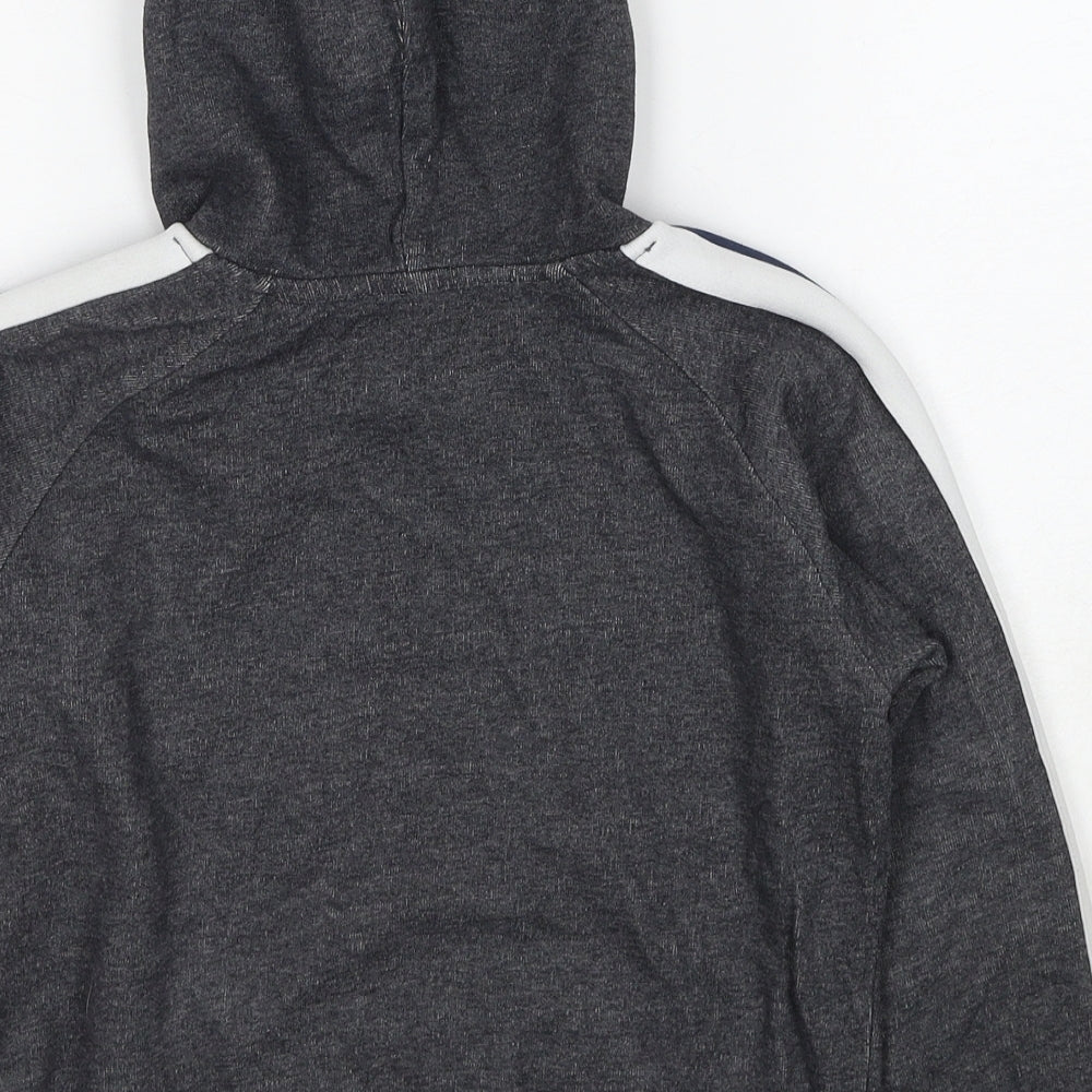 Zara Boys Grey Cotton Pullover Hoodie Size 7 Years Pullover - States Forever