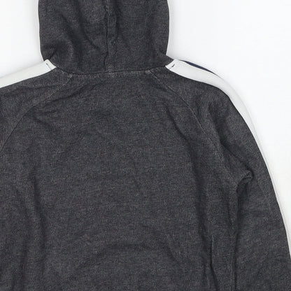 Zara Boys Grey Cotton Pullover Hoodie Size 7 Years Pullover - States Forever