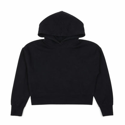 Zara Womens Black Cotton Pullover Hoodie Size S Pullover