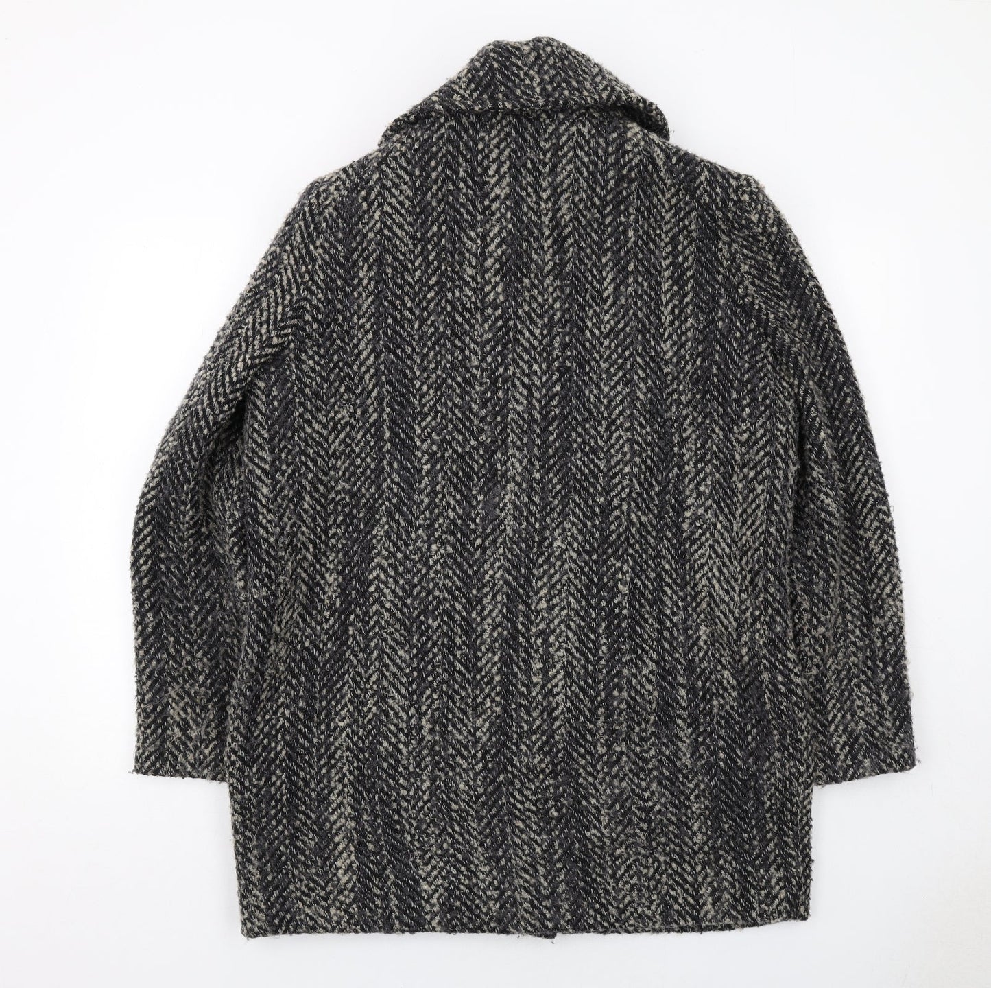 Womens UK Size 16 Label Lab Grey Overcoat