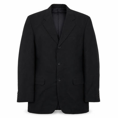 Mens UK Size 40 Jonathan Adams Regular Black Suit Jacket