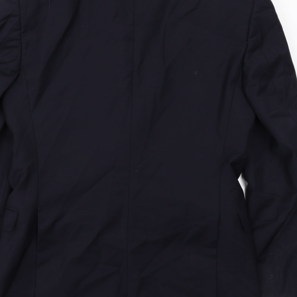 Mens UK Size 38 Blazer Regular Blue Suit Jacket