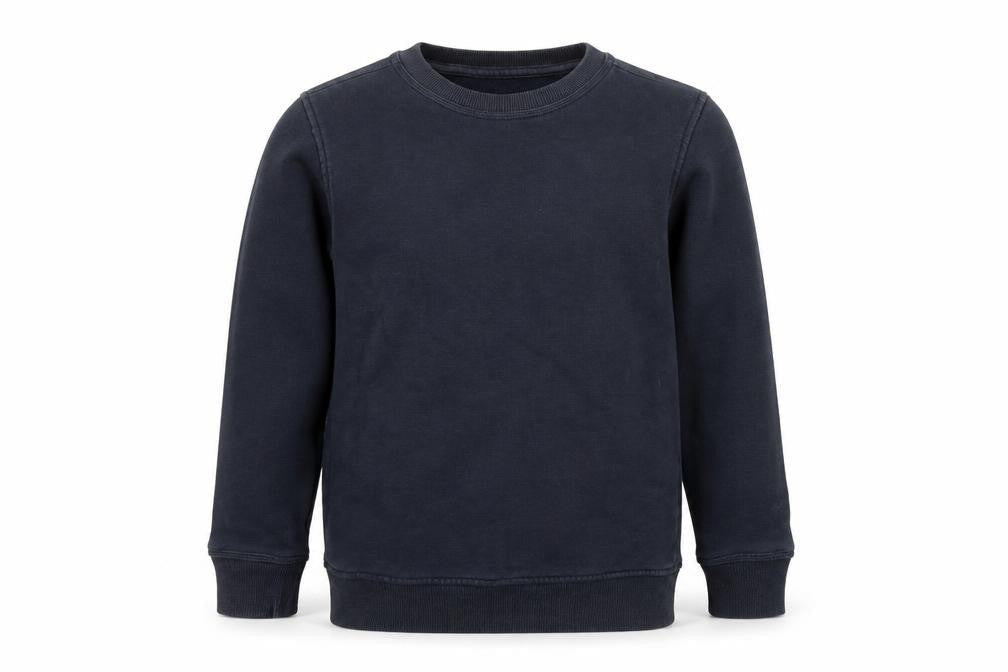 Marks & Spencer Boys Blue Cotton Pullover Sweatshirt Size 9-10 Years Pullover