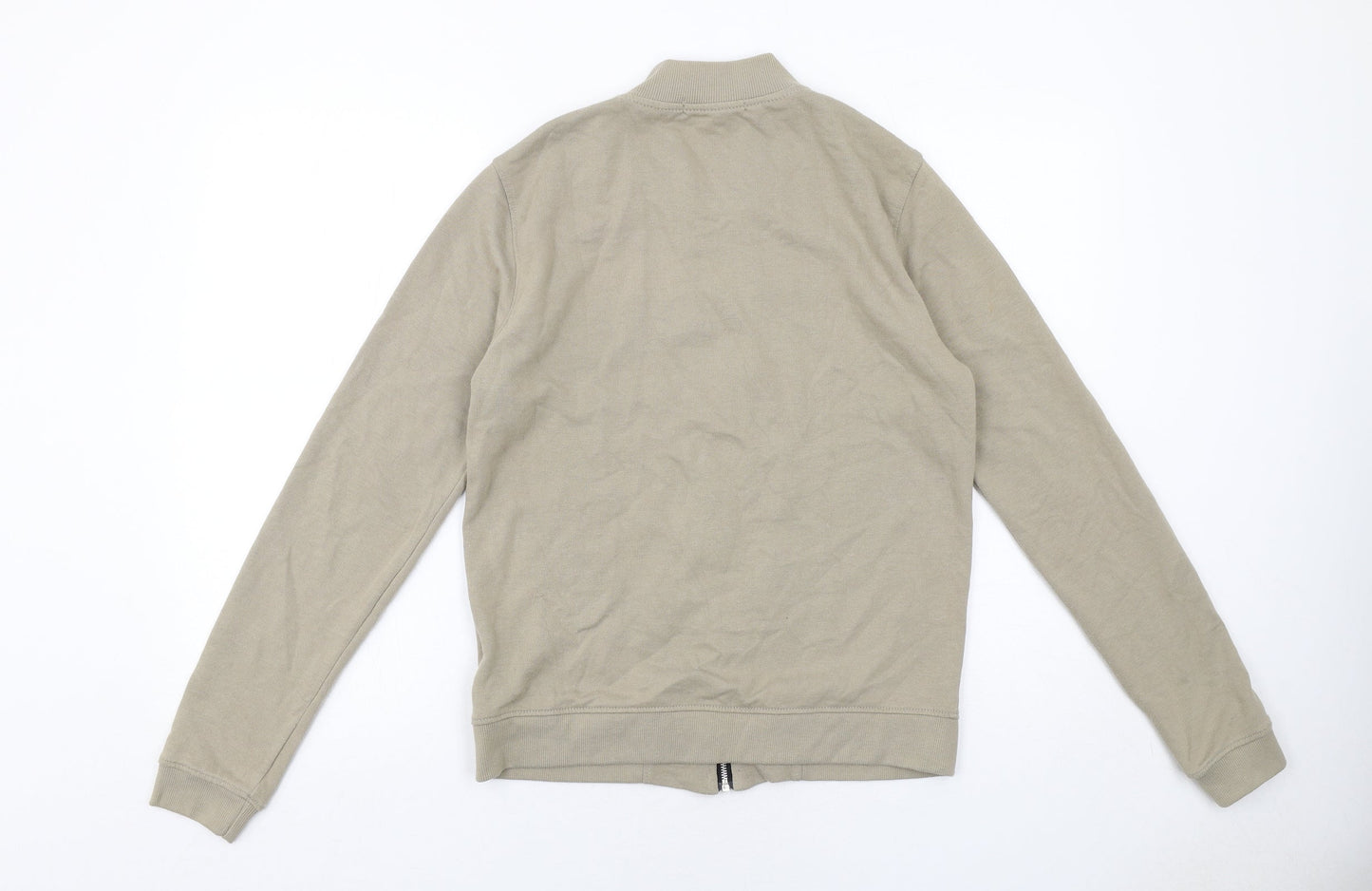 Missguided Womens Beige Polyester Full Zip Hoodie Size 12 Zip