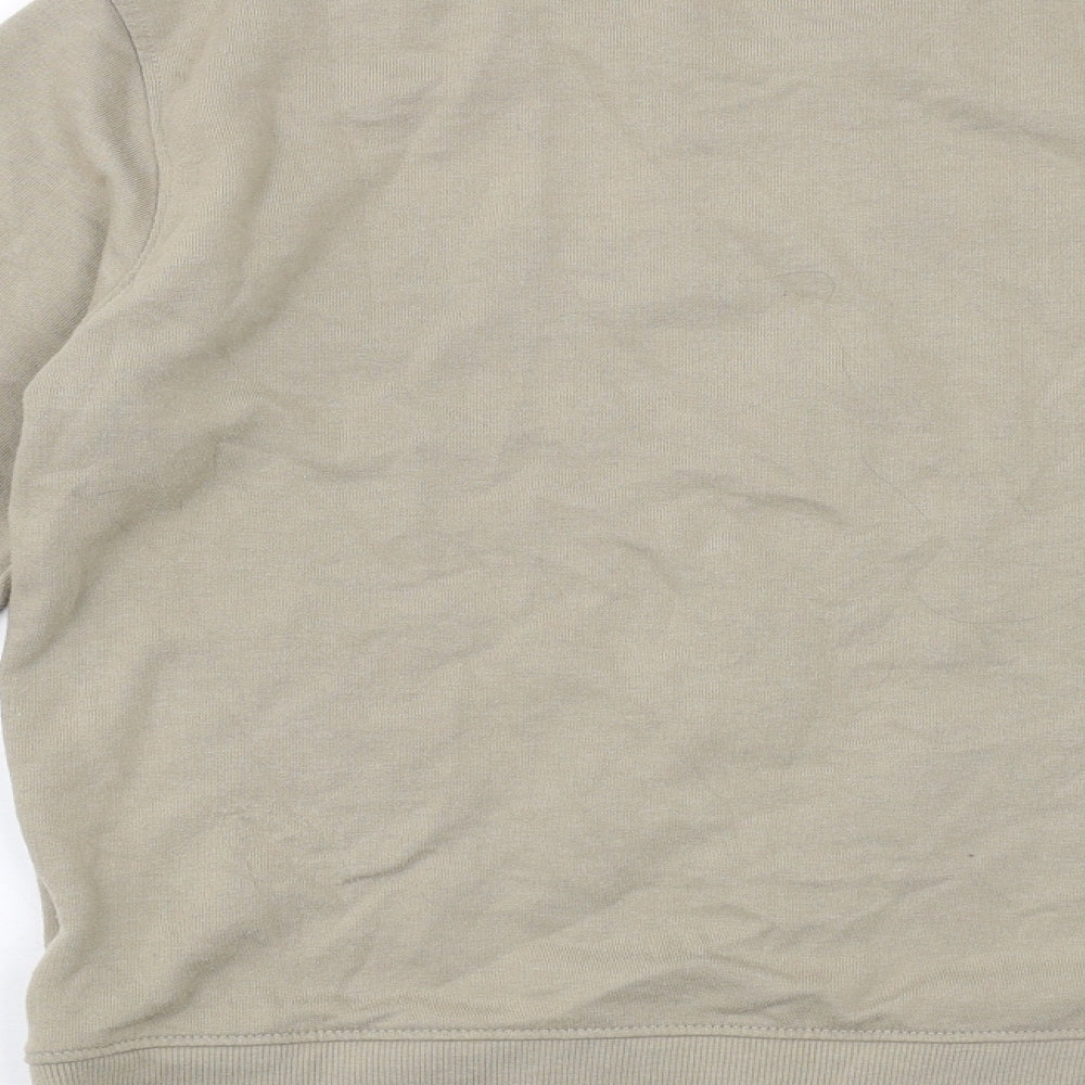 Missguided Womens Beige Polyester Full Zip Hoodie Size 12 Zip