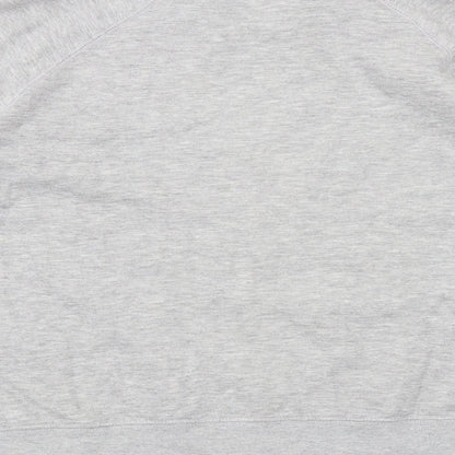 Metropolitan Womens Grey Cotton Pullover Sweatshirt Size L Pullover - Shirt Insert