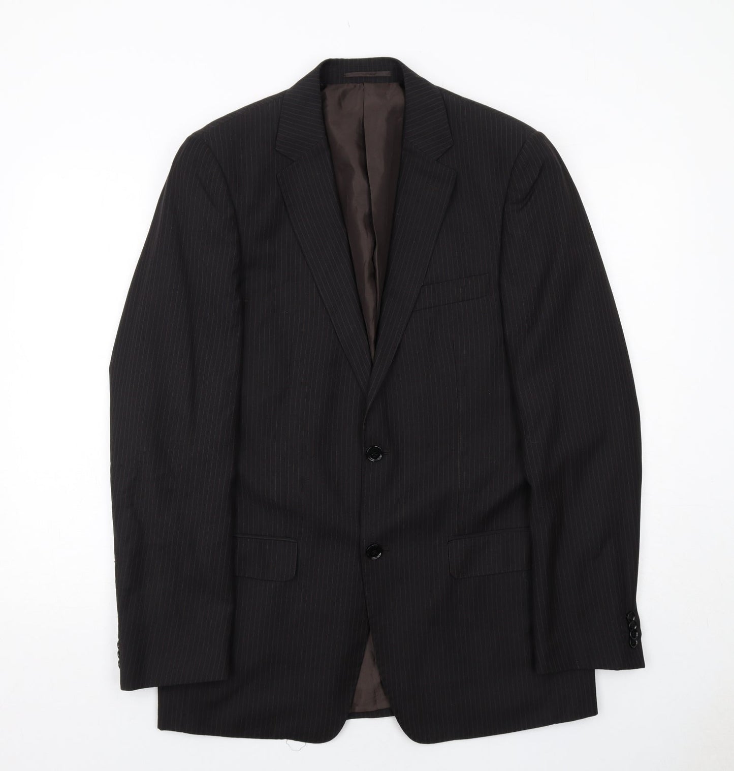 Mens UK Size 38 Butler and Webb Regular Black Suit Jacket