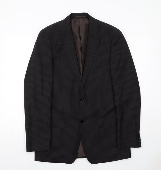 Mens UK Size 38 Butler and Webb Regular Black Suit Jacket