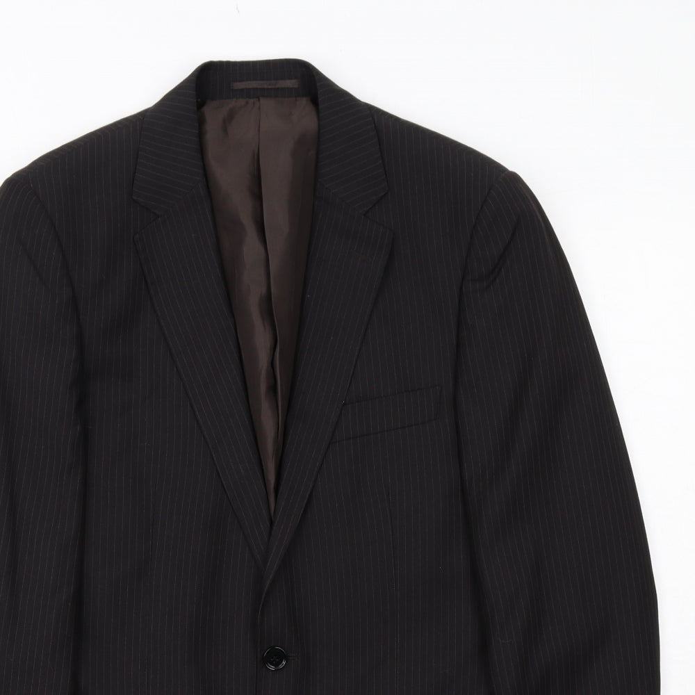 Mens UK Size 38 Butler and Webb Regular Black Suit Jacket