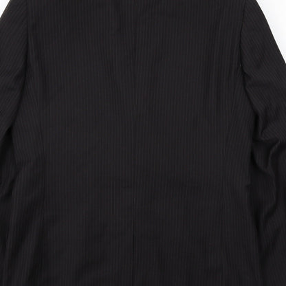 Mens UK Size 38 Butler and Webb Regular Black Suit Jacket