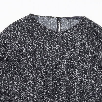 Womens UK Size 10 Marks and Spencer Black Basic Blouse