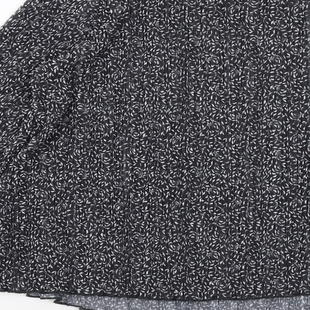 Womens UK Size 10 Marks and Spencer Black Basic Blouse