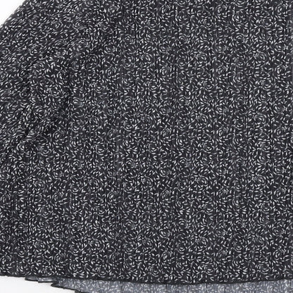 Womens UK Size 10 Marks and Spencer Black Basic Blouse