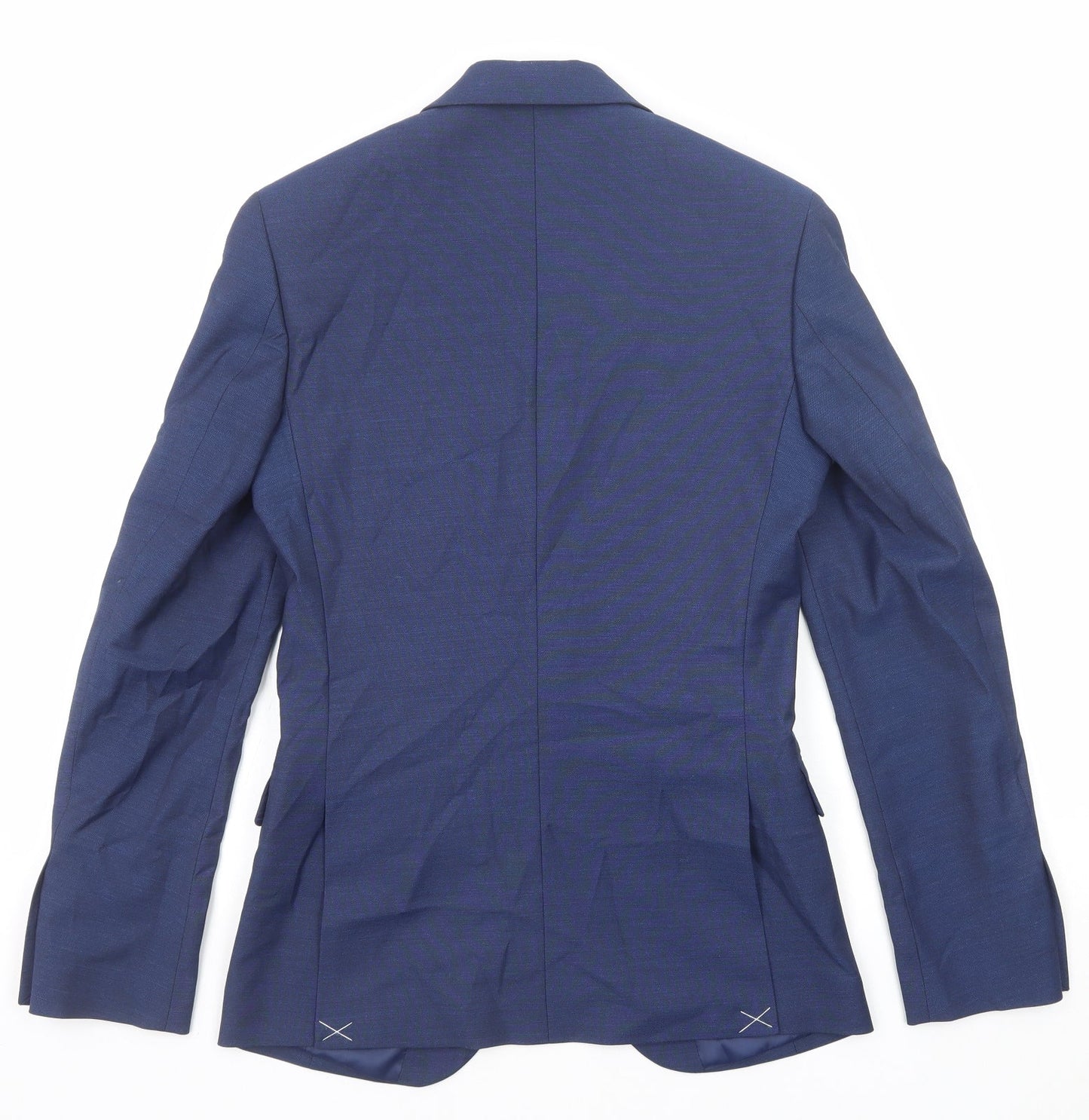 Mens UK Size 34 Marks and Spencer Regular Blue Suit Jacket