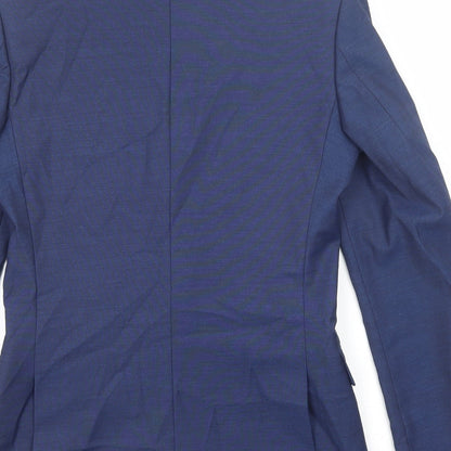 Mens UK Size 34 Marks and Spencer Regular Blue Suit Jacket