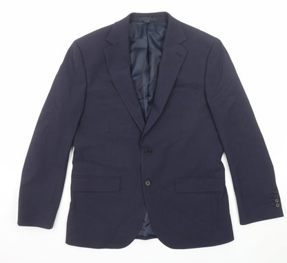 Mens UK Size 38 Marks and Spencer Regular Blue Suit Jacket