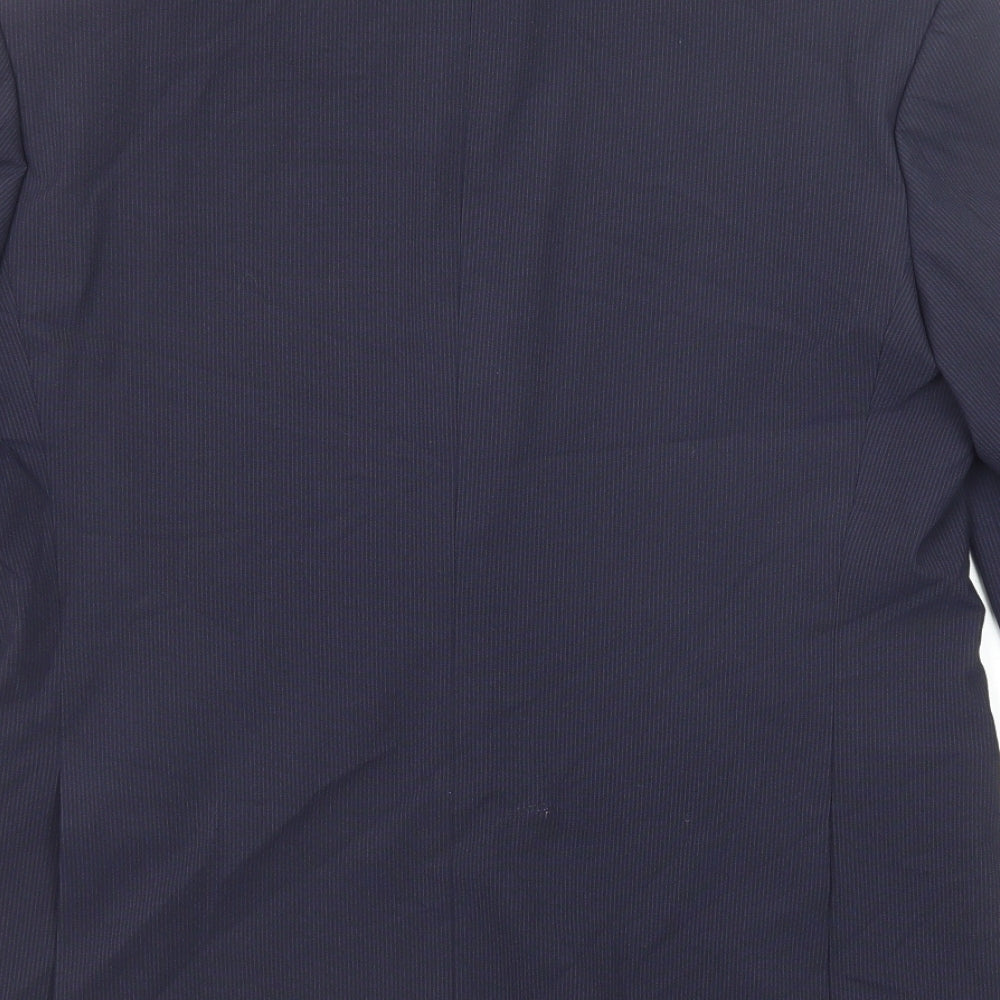 Mens UK Size 38 Marks and Spencer Regular Blue Suit Jacket