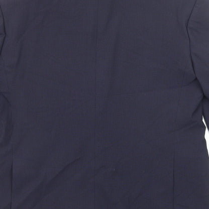 Mens UK Size 38 Marks and Spencer Regular Blue Suit Jacket