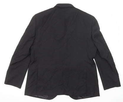 Mens UK Size 42 Marks and Spencer Regular Black Suit Jacket