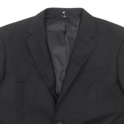 Mens UK Size 42 Marks and Spencer Regular Black Suit Jacket