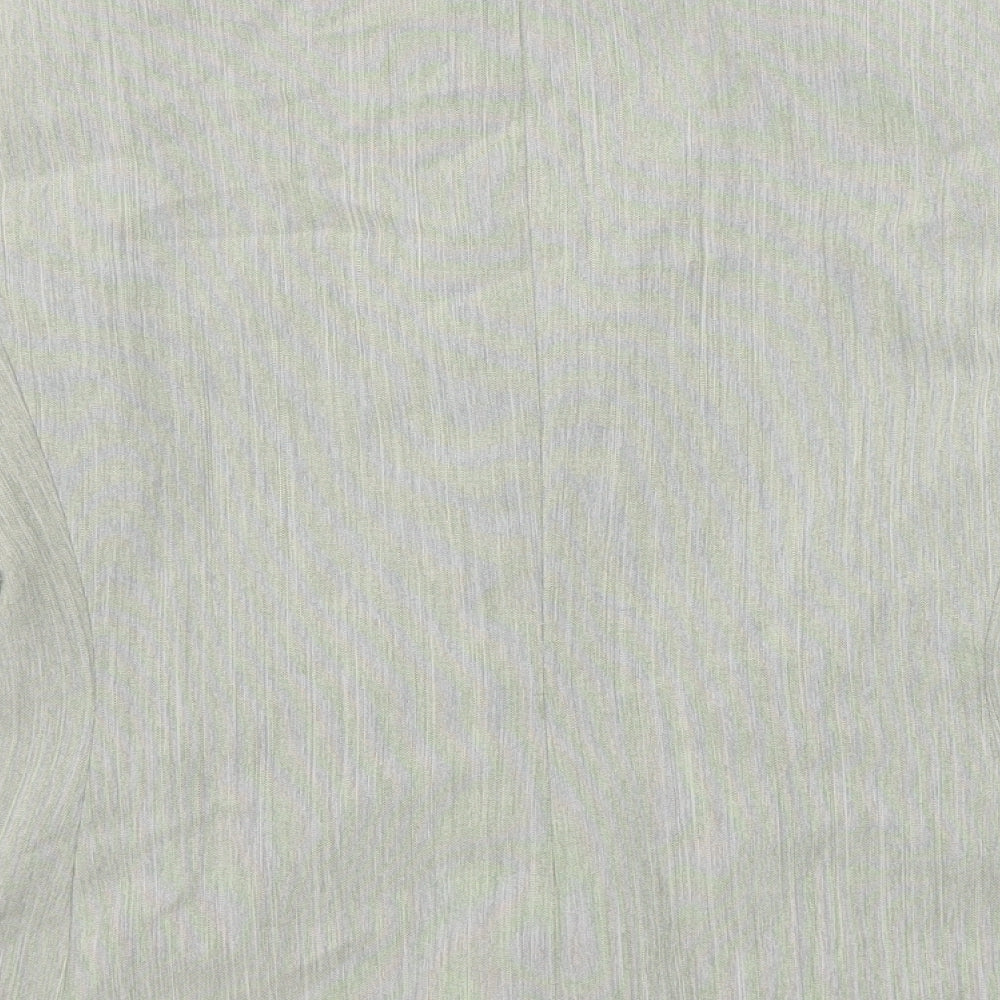 Debenhams Womens Green Polyester Jacket Blazer Size 10