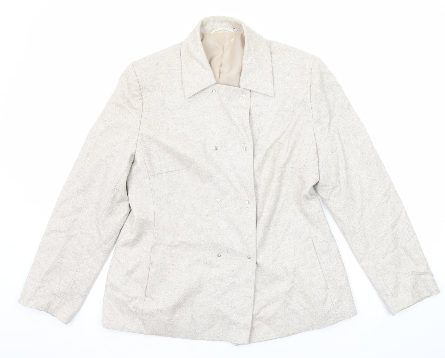 Womens UK Size 16 Steilmann Beige Jacket