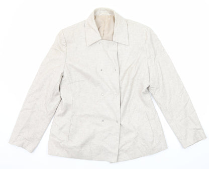 Womens UK Size 16 Steilmann Beige Jacket