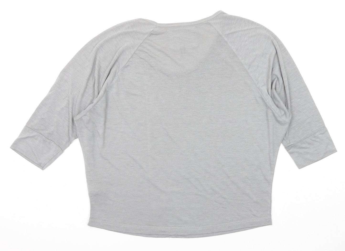 Womens UK Size 10 NEXT Grey Basic T-Shirt