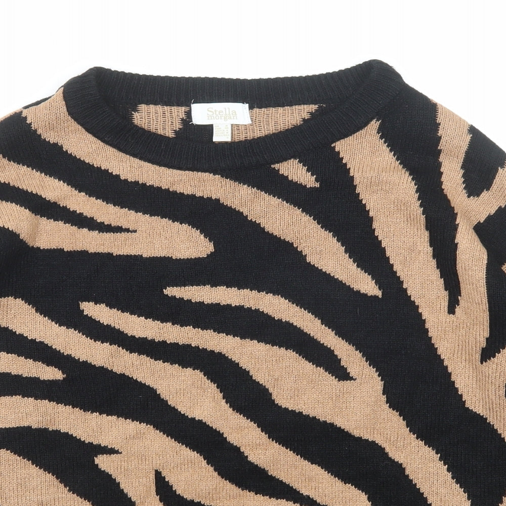 Womens UK Size 8 Stella Morgan Beige Pullover Jumper
