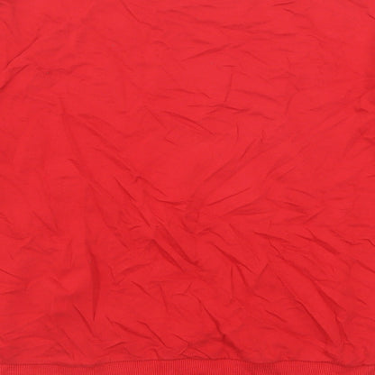 Womens UK Size M Divided by H&M Red Pullover Sweatshirt